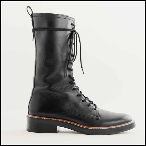 Reformation Shoes - EUC Reformation Ada Combat Boot Black Leather